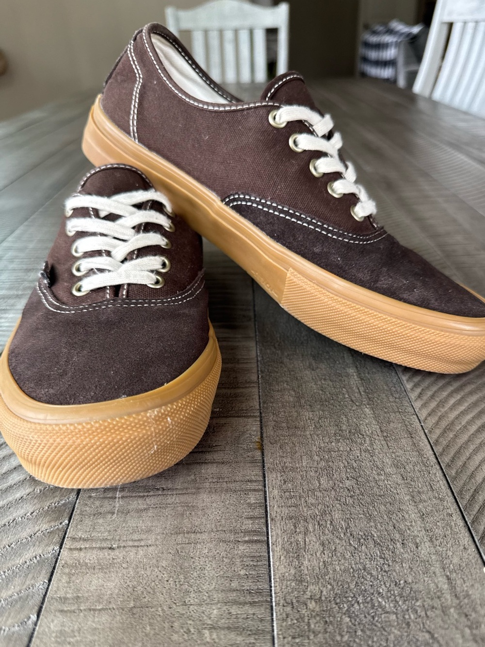 Vans Skate Authentic Brown Canvas/Gum Skater Sneakers Men’s Size 10.5 (NWOT) - Picture 4 of 16